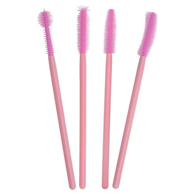 Pink Silicone  Eyelash Mascara 50Pcs/pack