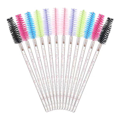 Transparent Colorful Glitter Brush