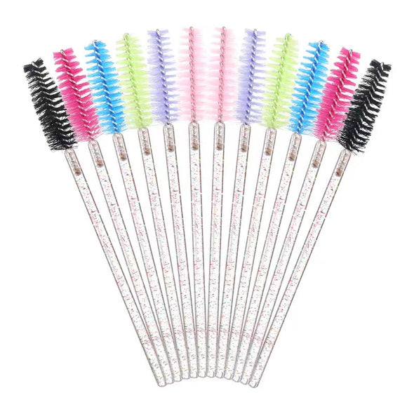 Transparent Colorful Glitter Brush