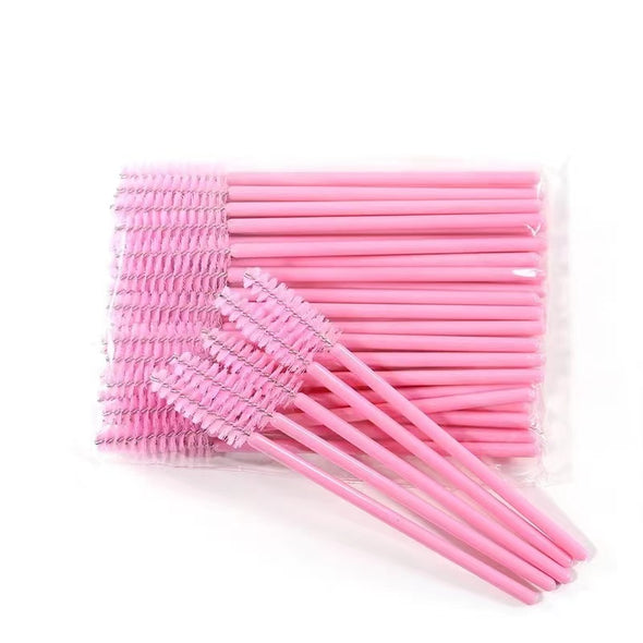 Pink Handle Plastic Lash Brush