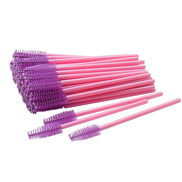 Pink Handle Plastic Lash Brush