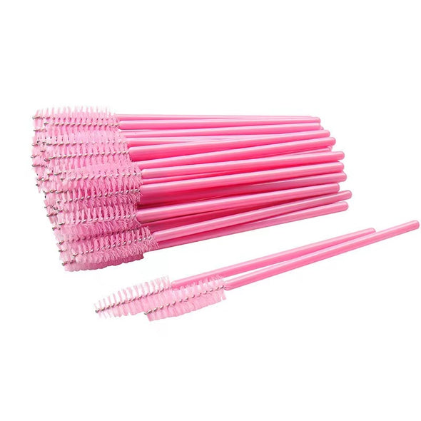 Pink Handle Plastic Lash Brush