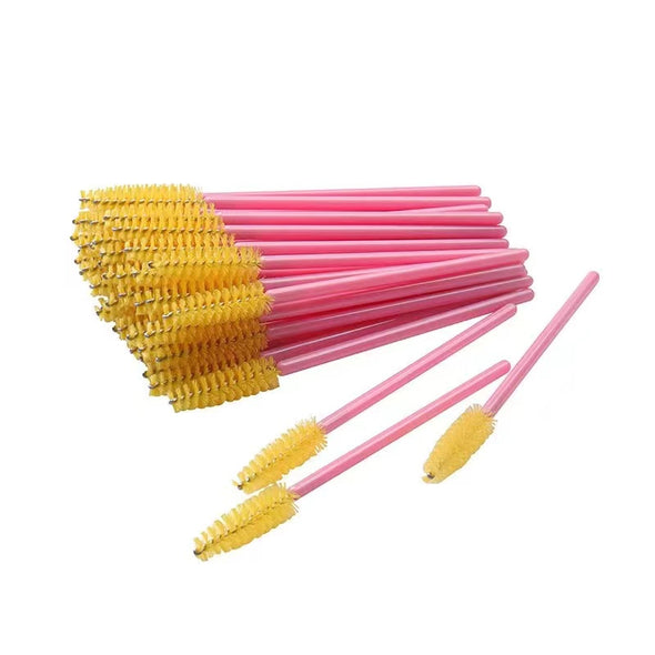 Pink Handle Plastic Lash Brush