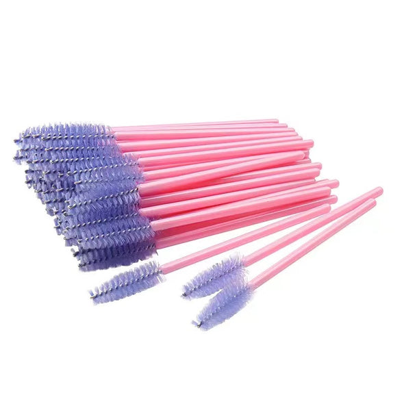 Pink Handle Plastic Lash Brush