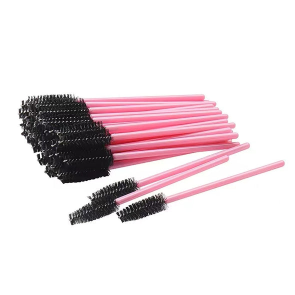 Pink Handle Plastic Lash Brush