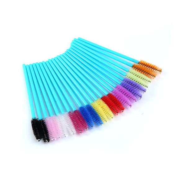 Bluish Green Handle Lash Brush 50Pcs/pack