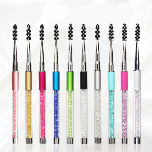 Rhinestone Diamond Tube Eyelash Spoolies Brush