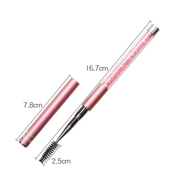 Rhinestone Diamond Tube Eyelash Spoolies Brush