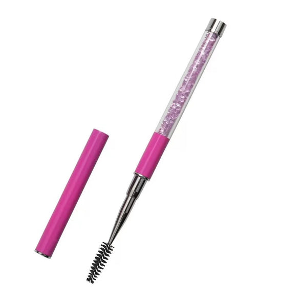 Rhinestone Diamond Tube Eyelash Spoolies Brush