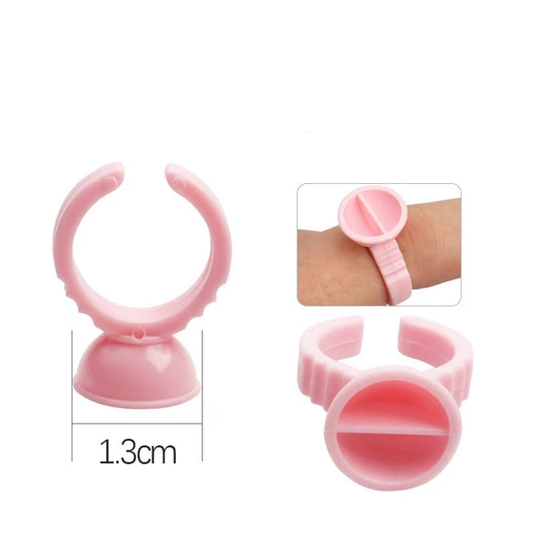 Pink Glue Ring (100pieces/pack)