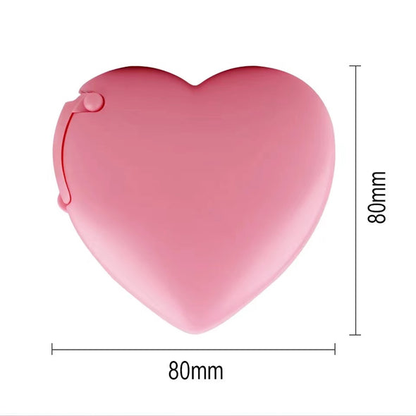 Heart Shaped Candy Color Creative Plastic Tape Cutter