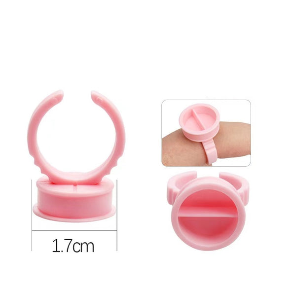 Pink Glue Ring (100pieces/pack)