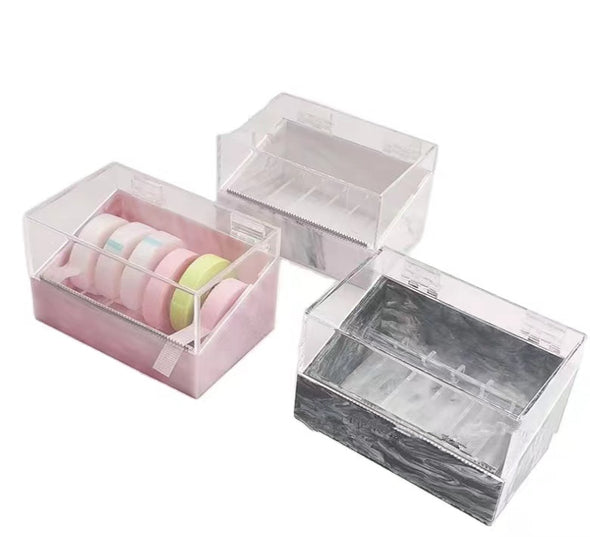 Tape Cutter&Storage Box For Lash Tape