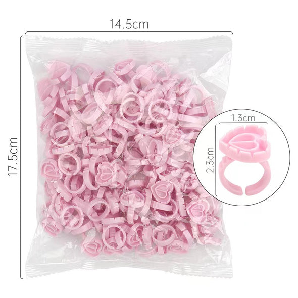 Heart Shaped Blooming Glue Cup(100pieces/pack)