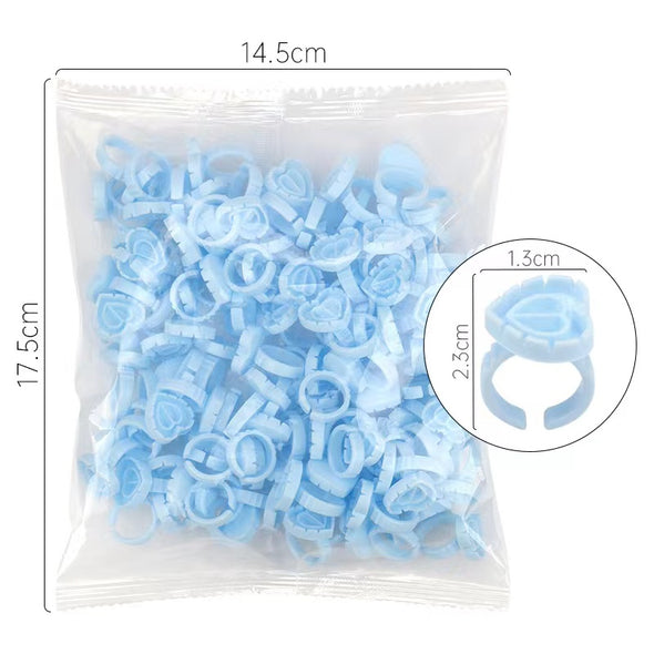 Heart Shaped Blooming Glue Cup(100pieces/pack)