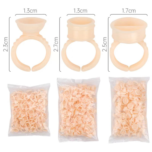 Silicone Glue Ring Cup(100pieces/pack)