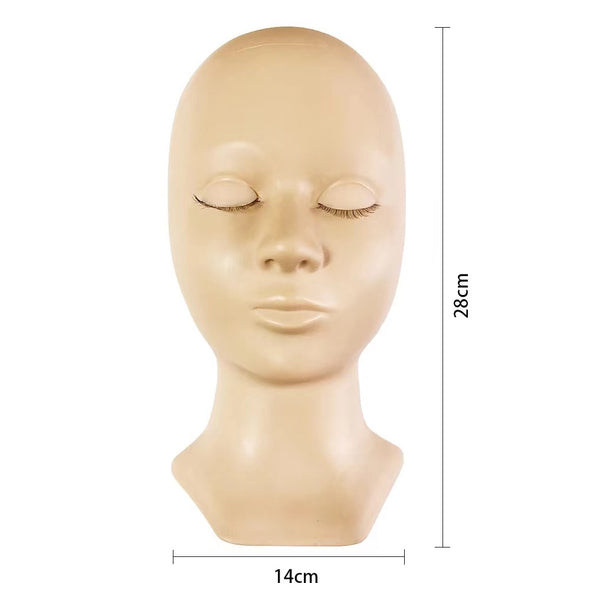 Training Mannequin With 6pcs Eyelids